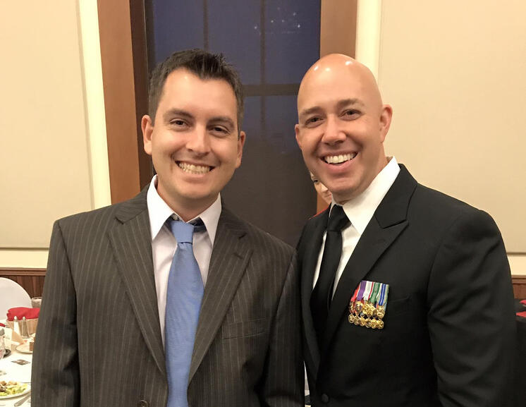 Chad Miller and Congressman Brian Mast